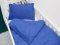 Detské posteľné obliečky do postieľky Minky 3D bodky MKP-001 Modré - Biante.sk