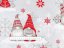 Vianočná bavlnená látka/plátno Sandra SA-133 Červení škriatkovia na svetlo sivom - šírka 160 cm - detail 3 - Biante.sk