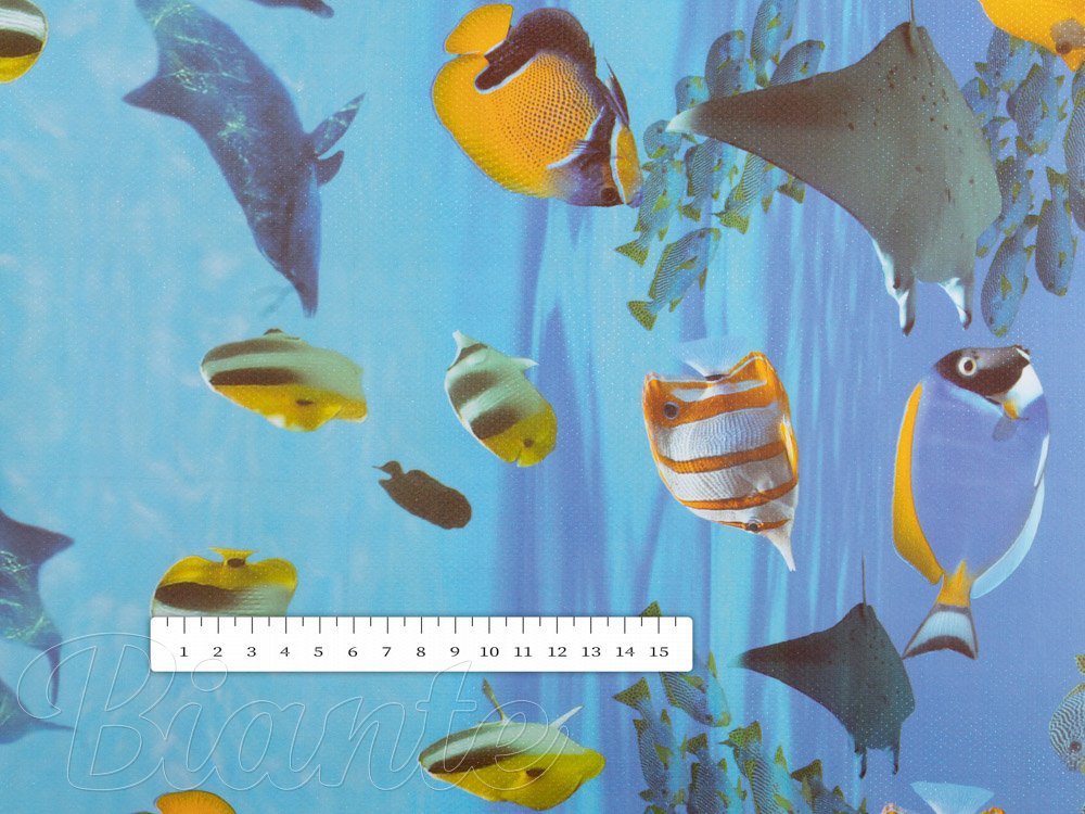 PVC obrus Morské ryby PV-053 - metráž š. 140 cm - detail 3 - Biante.sk