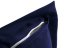 Dekoračná obliečka na vankúš s lemom Rongo RG-063 Polnočná modrá - detail 1 - Biante.sk