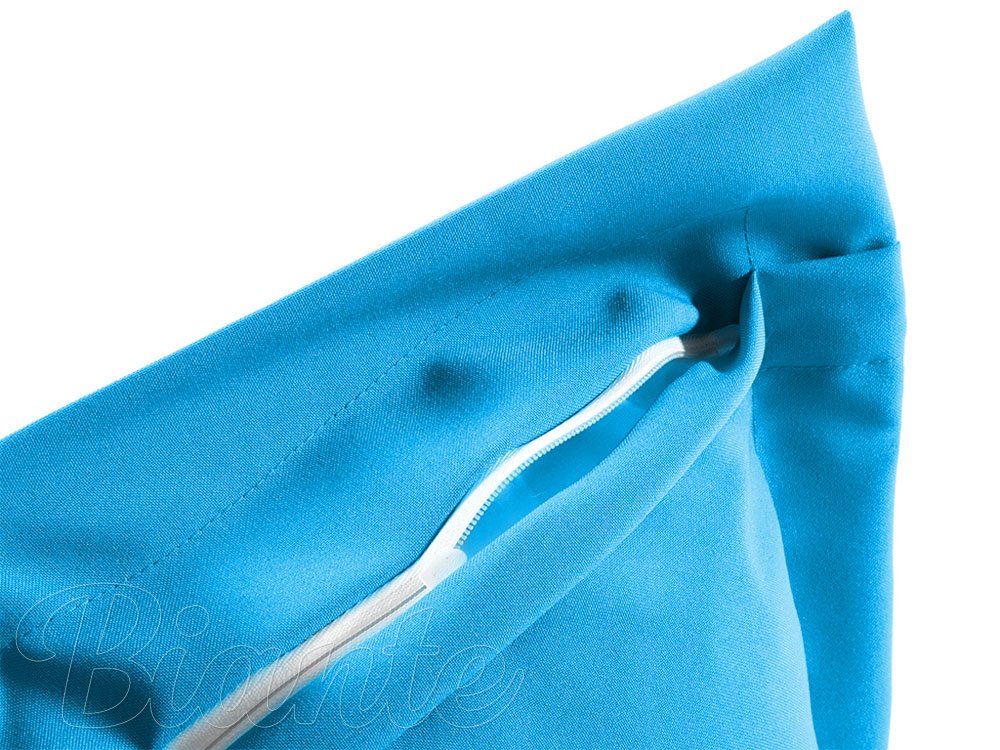 Dekoračná obliečka na vankúš s lemom Rongo RG-021 Modrá - detail 1 - Biante.sk