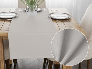 Bavlnený behúň na stôl Torino TON-007 Svetlo sivý - Biante.sk