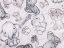 Detská bavlnená látka/plátno Sandra SA-370 Africké zvieratká na béžovom zebrovanom - šírka 160 cm - detail 4 - Biante.sk