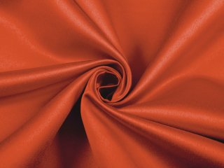Látka polyesterový satén LUX-L045 Cihlově červená - šířka 150 cm - detail 1 - Biante.cz