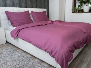 Ľanové posteľné obliečky LEN-001 Ružovofialové 140x200 cm - Biante.sk