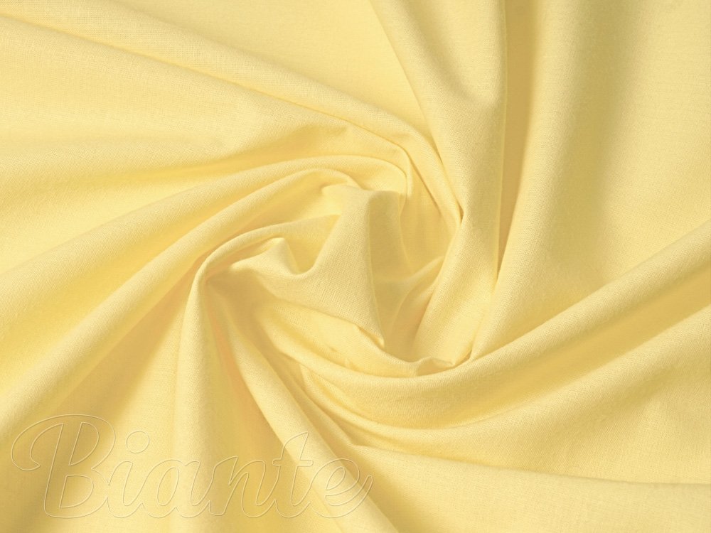 Bavlnená látka/plátno Moni MO-023 Pastelovo žltá - šírka 150 cm - Biante.sk
