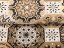 Bavlnená látka/plátno Sandra SA-447 Hnedo-béžové marocké dlaždice - šírka 160 cm - detail 2 - Biante.sk