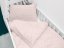 Detské posteľné obliečky do postieľky Minky 3D bodky MKP-010 Púdrovo béžové - Rozmer posteľných obliečok: Do postieľky 90x140 a 50x70 cm