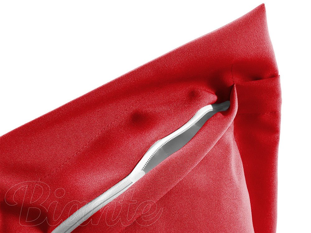 Dekoračná obliečka na vankúš s lemom Rongo RG-060 Červená - detail 1 - Biante.sk