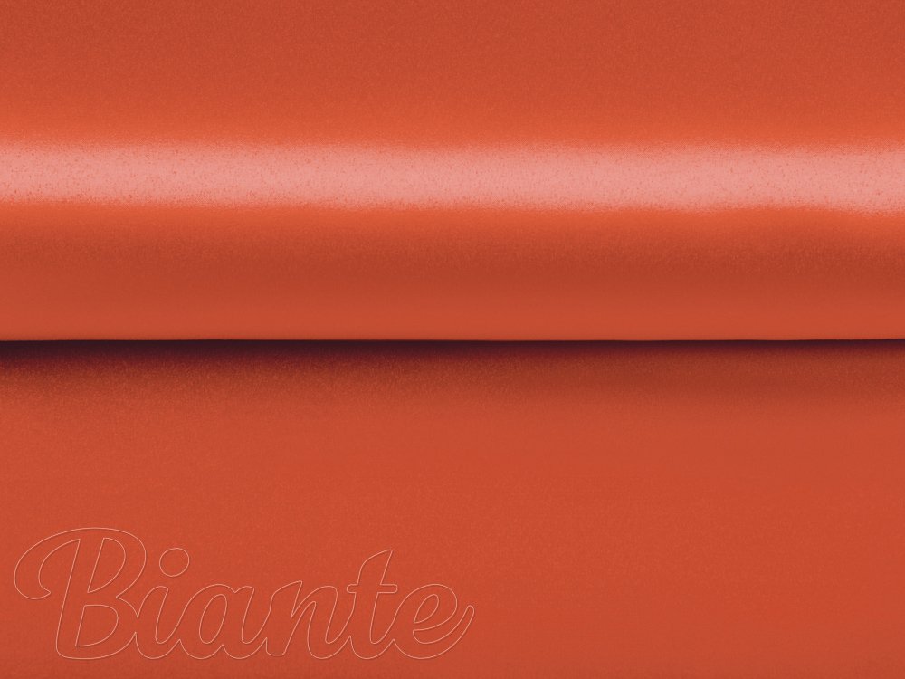 Látka polyesterový satén LUX-L045 Cihlově červená - šířka 150 cm - detail 4 - Biante.cz