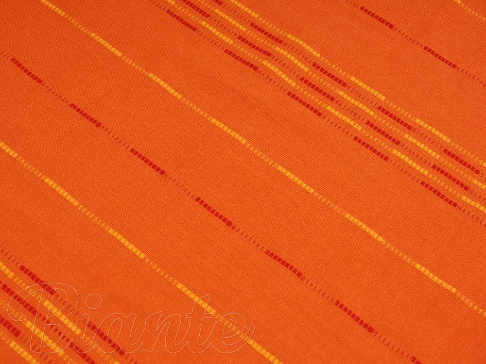 Bavlnená látka Olivia OL-001 Pásiky na oranžovom - šírka 150 cm - detail 2 - Biante.sk