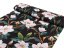 Bavlněná látka/plátno Sandra SA-300 Květy magnolie na černém - šířka 160 cm a 220 cm - detail 1 - Biante.cz