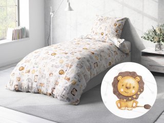 Detské bavlnené posteľné obliečky Sandra SA-439 Znamenia zverokruhu - Biante.sk