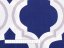 Bavlnená látka/plátno Sandra SA-295 Modré Maroko na krémovom - šírka 160 cm - detail 3 - Biante.sk