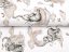 Detská bavlnená látka/plátno Sandra SA-462 Slony so sivohnedou dúhou na bielom - šírka 160 cm - detail 2 - Biante.sk