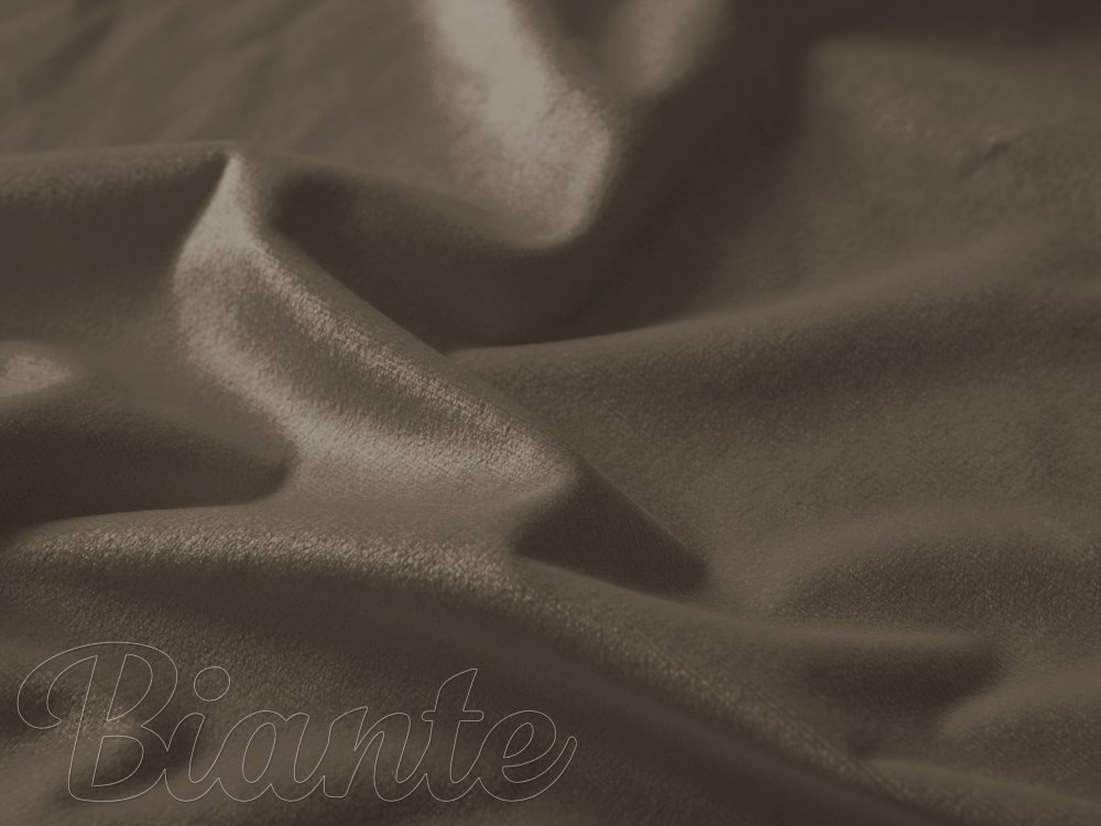 Dekoračná látka Zamat Velvet SV-031 Hnedá khaki - šírka 150 cm - detail 3 - Biante.sk