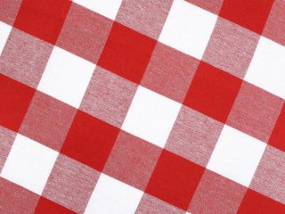 Kuchynská bavlnená utierka Olivia OL-016 Červeno-biela kocka veľká
