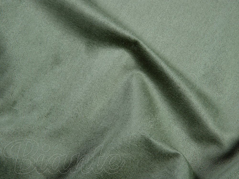 Potahová látka/imitace broušené kůže Alcantara ALC-001 Olivově zelená - šířka 135 cm - detail 5 - Biante.cz