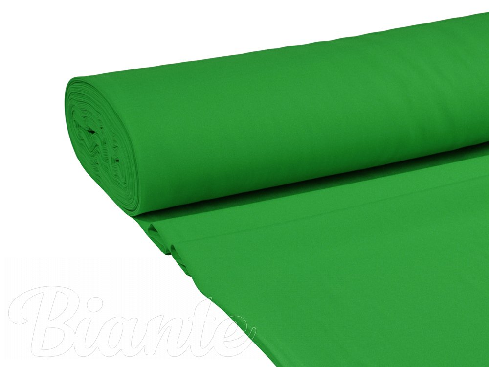 Dekoračná jednofarebná látka Rongo RG-043 Sýto zelená - šírka 150 cm - detail 1 - Biante.sk