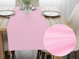 Bavlnený behúň na stôl Moni MOD-507 Svetlo ružový - Biante.sk