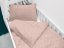 Detské posteľné obliečky do postieľky Minky 3D bodky MKP-024 Tmavo béžové - Rozmer posteľných obliečok: Do postieľky 90x130 a 40x60 cm