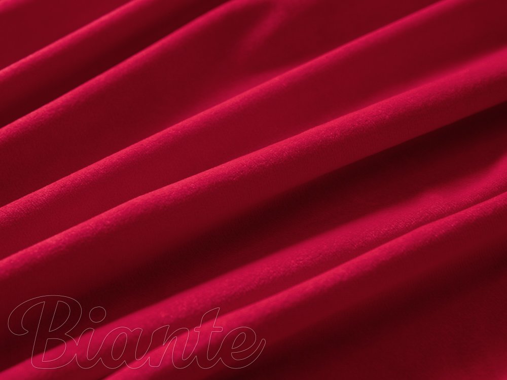 Dekoračná látka Zamat Velvet SV-035 Malinovo červená - šírka 150 cm - detail 4 - Biante.sk