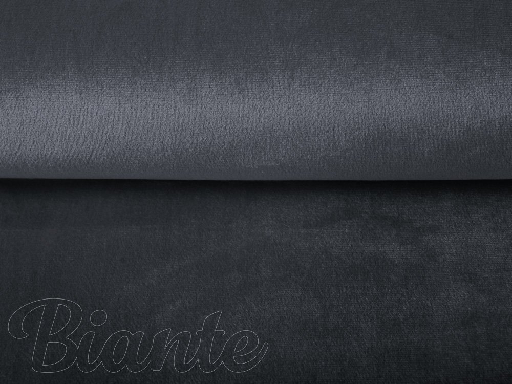 Sametová látka Velvet Premium SVP-004 Antracitově šedá - šířka 280 cm - detail 2 - Biante.cz
