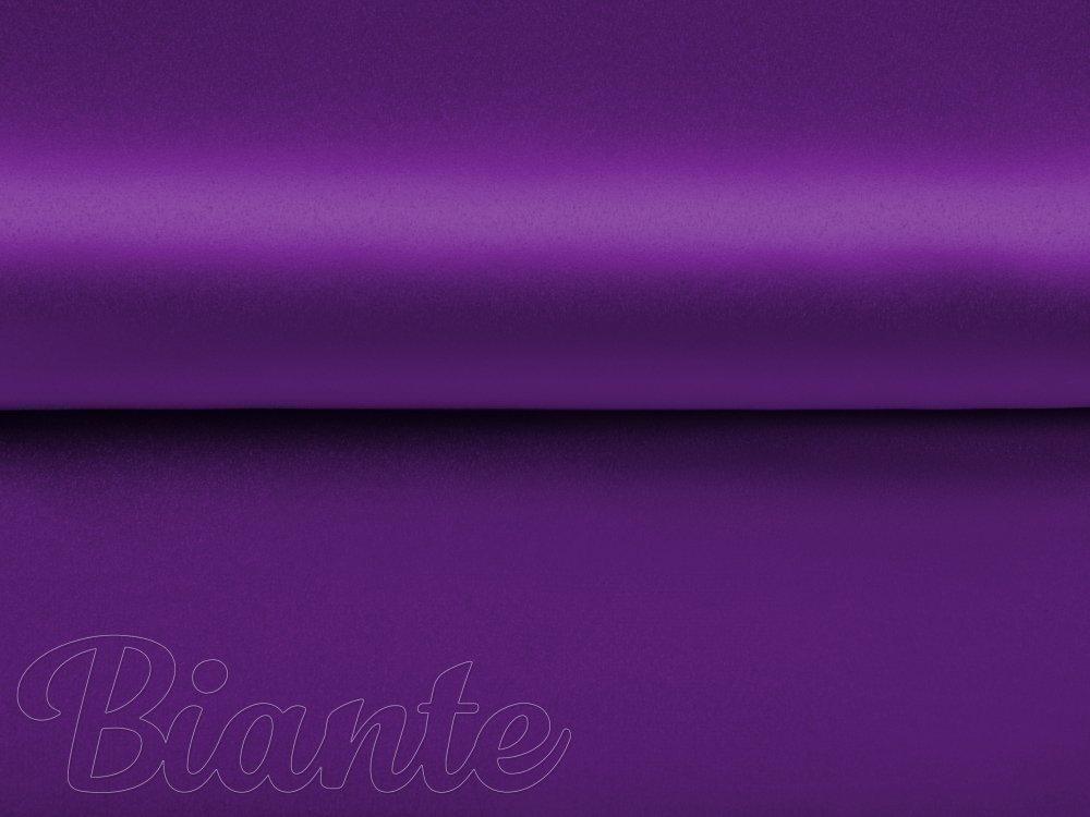 Látka polyesterový satén LUX-L044 Zářivě fialová - šířka 150 cm - detail 4 - Biante.cz