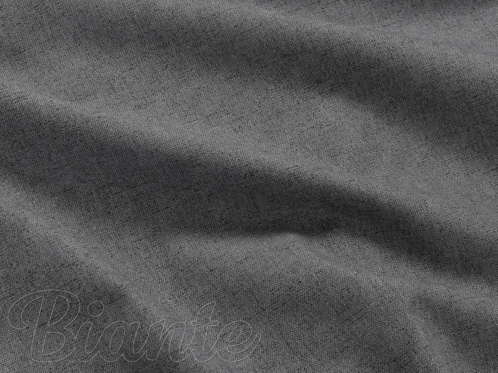 Dekorační látka Porto PRT-021 Tmavě šedá režná - šířka 140 cm - detail 2 - Biante.cz