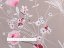 Bavlnená látka/plátno Sandra SA-302 Ružové kvety na sivobéžovom - šírka 220 cm - detail 3 - Biante.sk