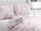 Bavlnené posteľné obliečky Sandra SA-233 Kvety magnólie na ružovom - Biante.sk