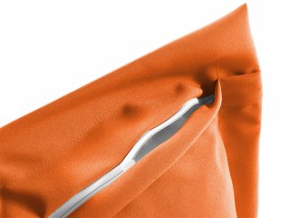 Dekoračná obliečka na vankúš s lemom Rongo RG-035 Oranžová - detail 1 - Biante.sk