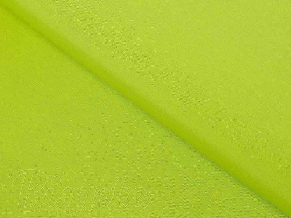 Dekorační jednobarevná látka Leona LN-034 Světle zelená - šířka 140 cm - detail 1 - Biante.cz