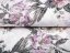 Dekoračná žakárová látka BM-009 Veľké fialové kvety - šírka 150 cm - detail 4 - Biante.sk