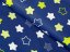 Detská bavlnená látka/plátno Sandra SA-046 Hviezdičky na modrom - šírka 160 cm - detail 1 - Biante.sk