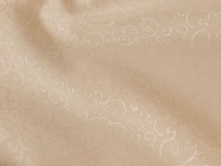 Teflonová látka na ubrusy TF-079 Ornamenty - béžová - šířka 160 cm - detail 1 - Biante.cz