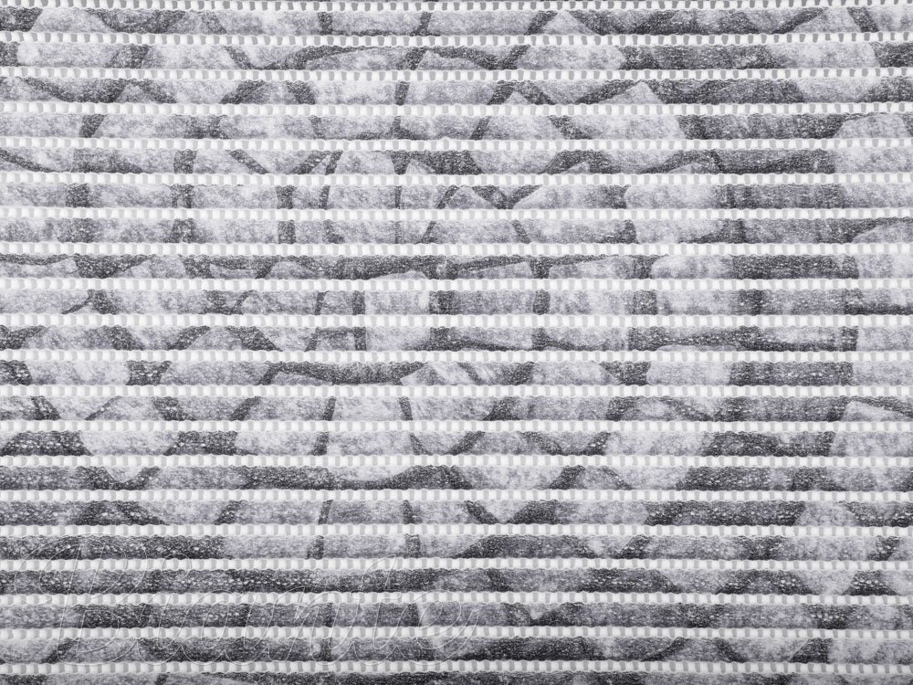 Kúpeľňová penová rohož / predložka PRO-014 Sivá mozaika - metráž šírka 65 cm - detail 3 - Biante.sk