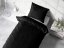 Bavlnené jednofarebné posteľné obliečky Moni MOD-506 Čierne - detail 2 - Biante.sk