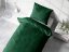 Bavlnené jednofarebné posteľné obliečky Moni MOD-514 Tmavo zelené - detail 2 - Biante.sk