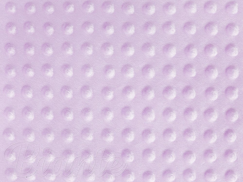 Detská látka Minky 3D bodky MKP-002 Fialová lila - šírka 150 cm - detail 6 - Biante.sk