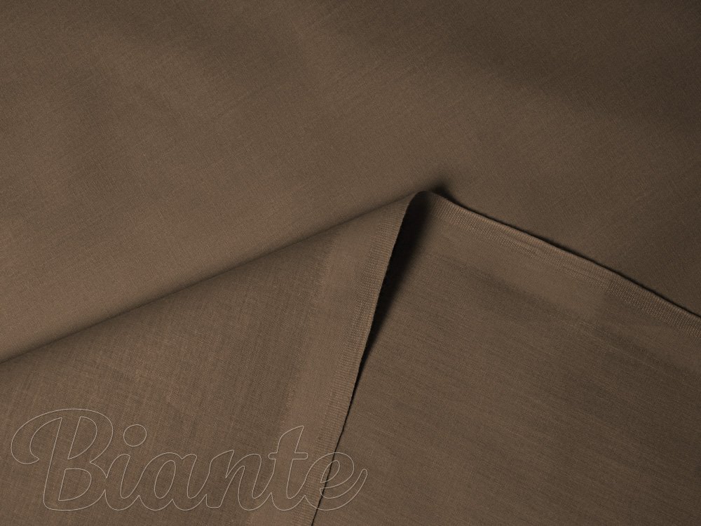 Bavlnená látka/plátno Moni MOD-513 Hnedá khaki - 145g/m2 - šírka 150 cm - detail 1 - Biante.sk