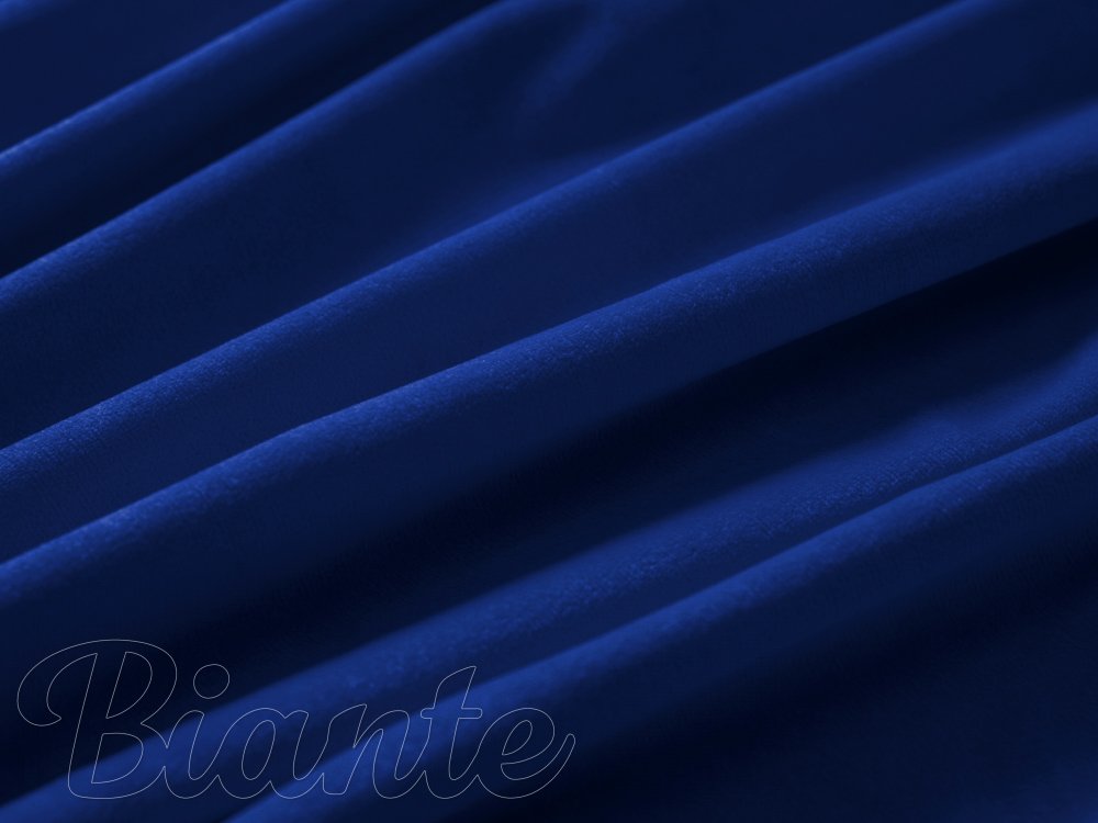 Dekoračná látka Zamat Velvet SV-027 Kráľovská modrá - šírka 150 cm - detail 4 - Biante.sk