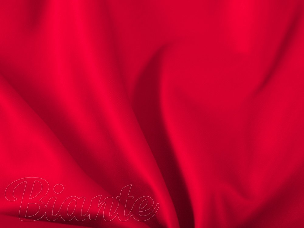 Látka bavlnený satén ST-010 Sýto červená - šírka 280 cm - detail 1 - Biante.sk