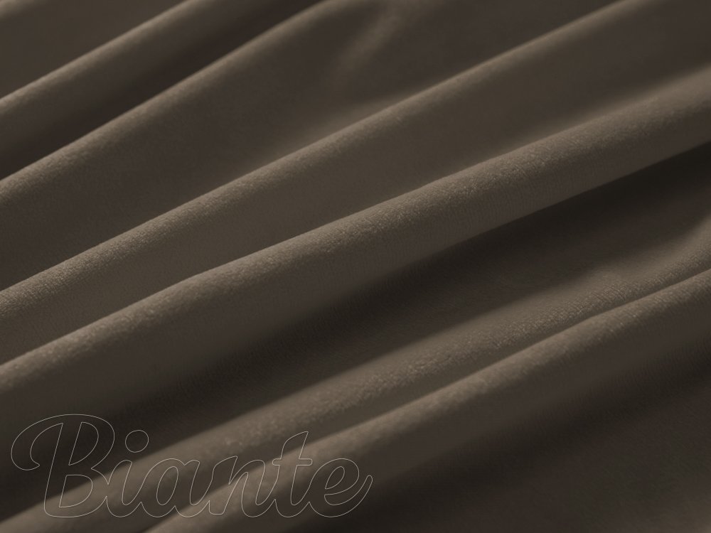 Dekoračná látka Zamat Velvet SV-031 Hnedá khaki - šírka 150 cm - detail 4 - Biante.sk
