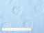 Detská obojstranná deka Mikroplyš/Polar MIP-009 Snehové vločky - nebesky modrá