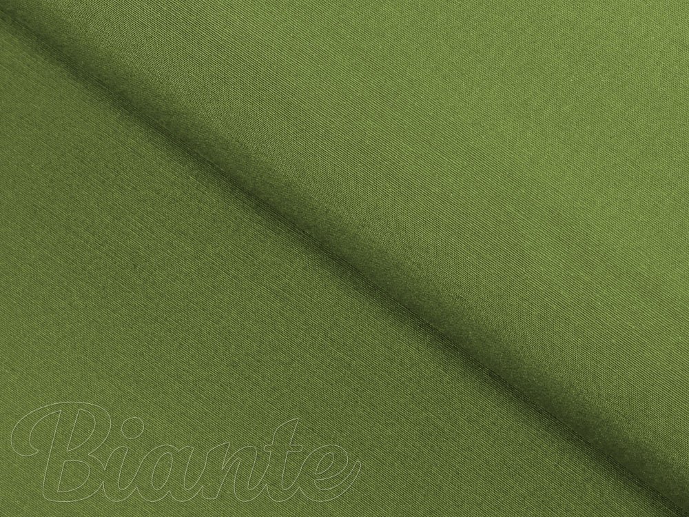 Dekoračná jednofarebná látka Leona LN-051 Tmavá olivovo zelená - šírka 140 cm - detail 1 - Biante.sk
