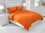 Bavlnené jednofarebné posteľné obliečky Moni MO-034  Sýto oranžové - Biante.sk
