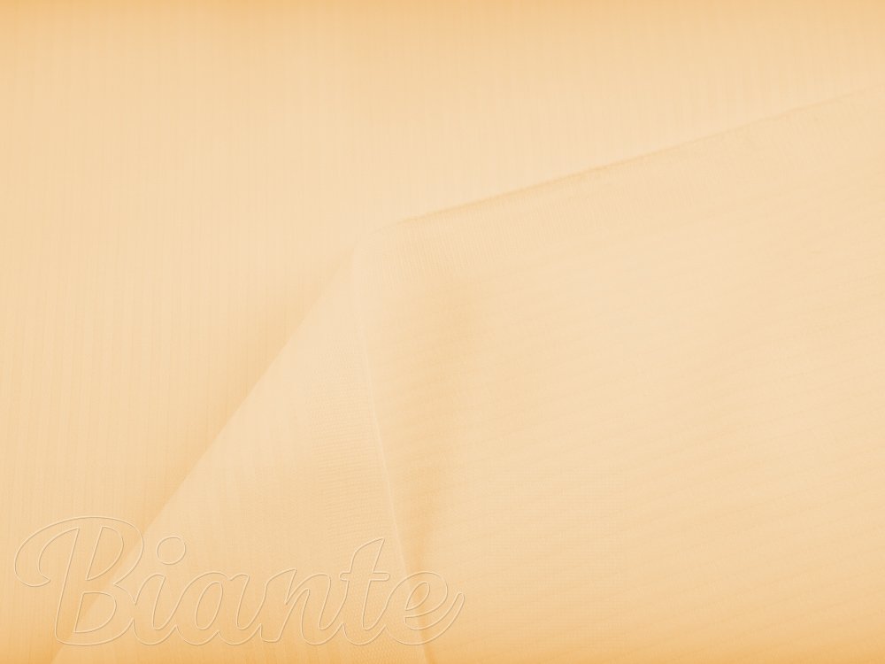 Damašek Atlas Gradl svetlé žltooranžové tenké pásiky 2 mm DM-007 - metráž šírka 160 cm - detail 6 - Biante.sk