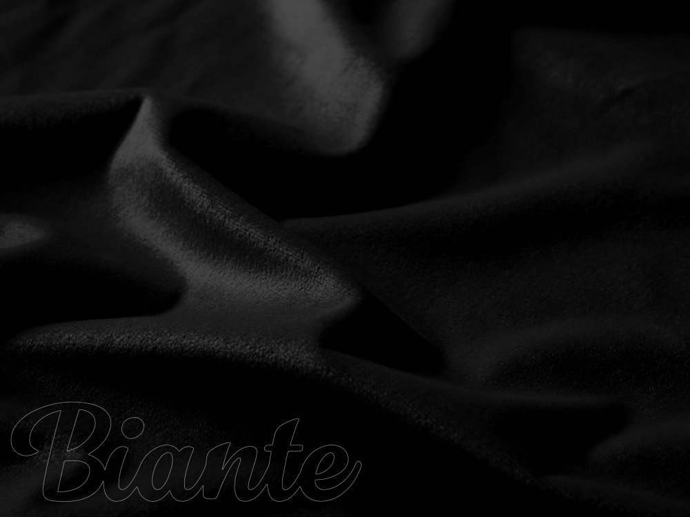 Dekoračná látka Zamat Velvet SV-013 Čierna - šírka 150 cm - detail 3 - Biante.sk