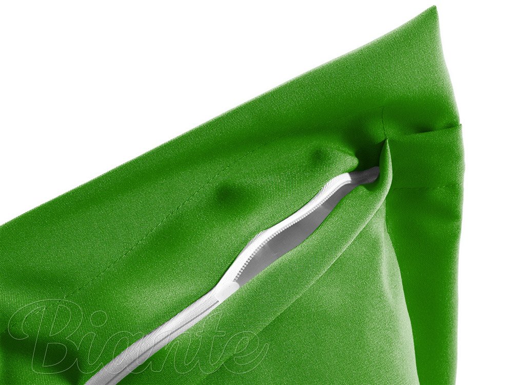 Dekorační povlak na polštář s lemem Rongo RG-043 Sytě zelený - detail 1 - Biante.cz